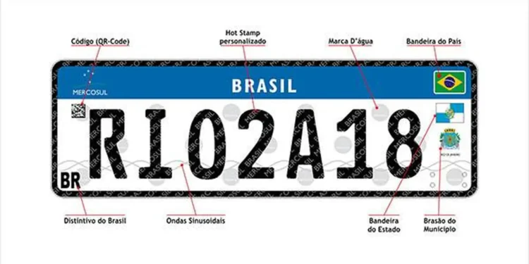 Descobrindo a cidade do veículo com placa mercosul