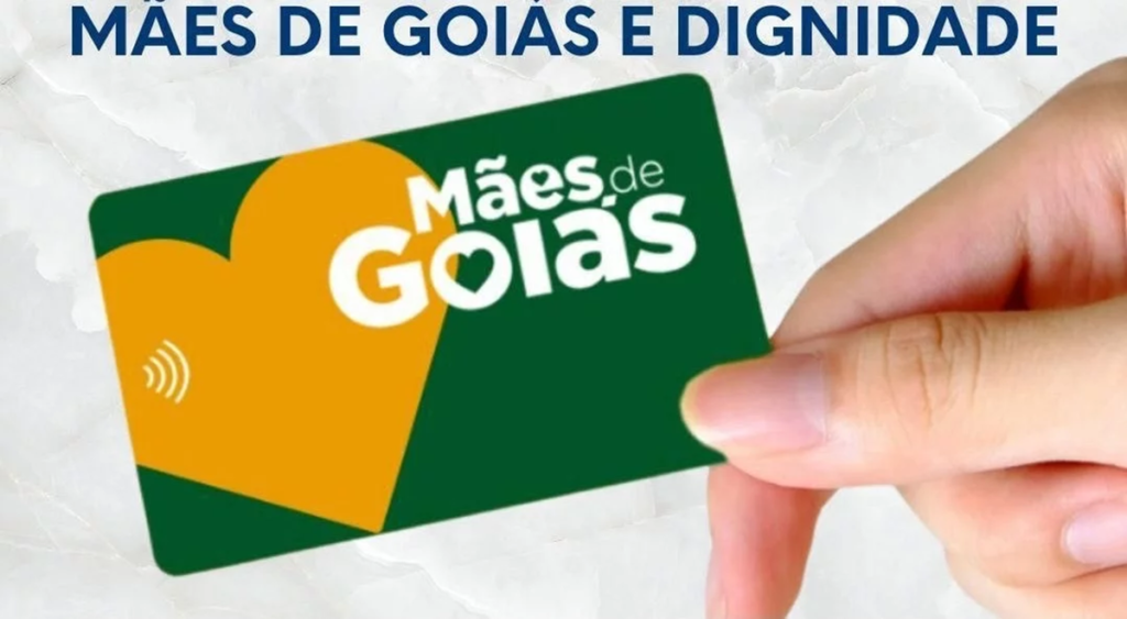 O pagamento do Mães de Goiás é realizado por meio de um cartão entregue pelo Governo Estadual. Imagem: Pref. Planaltina GO