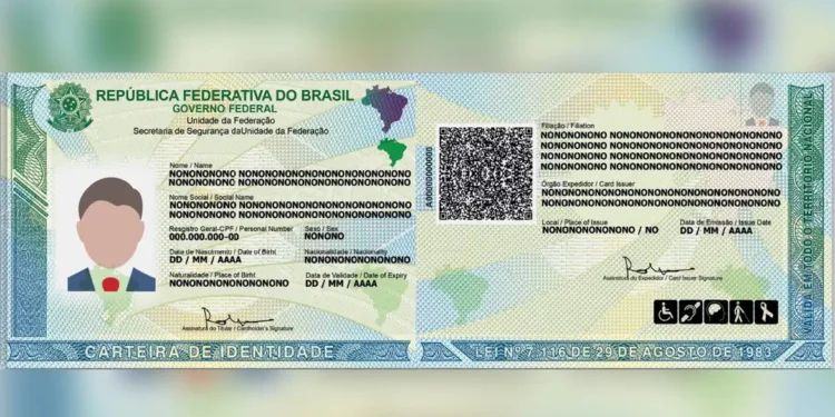 A nova Carteira de Identidade é um documento altamente seguro, com recursos tecnológicos modernos, como o QR Code e o código MRZ. Imagem: Agência Brasil