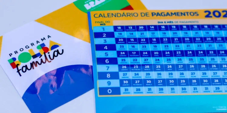 Calendário do Bolsa Família. Imagem: Gov.br