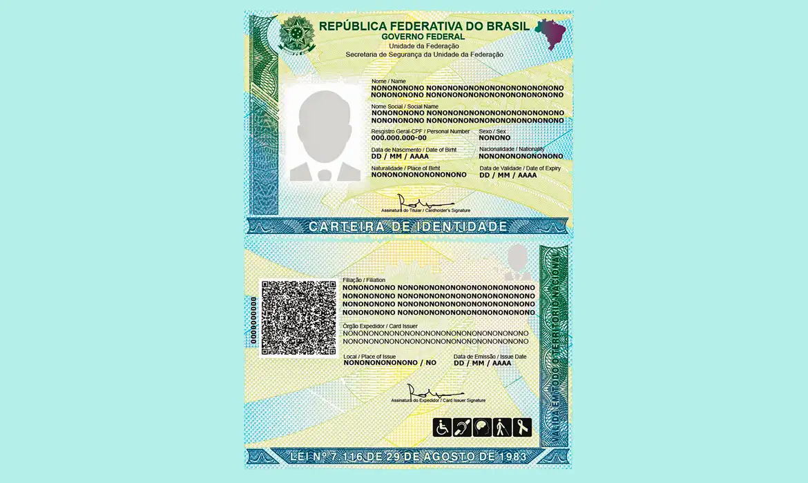 Essas medidas da nova Carteira Nacional de Identidade protegem o cidadão contra fraudes. Imagem: Agência Brasil.