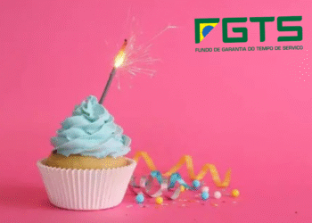 Imagem comemorativa do saque-aniversário do FGTS.