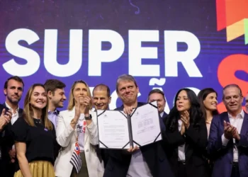 Evento de lançamento do SuperAção SP, um novo programa social em São Paulo