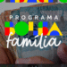 Calendário Bolsa Família julho 2025 com mãos segurando notas e texto colorido quadratura NIS final 1