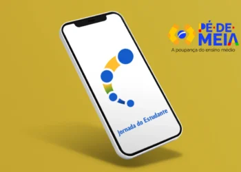 Consulta do Pé-de-Meia para julho de 2025 no aplicativo Jornada do Estudante.