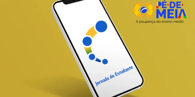 Consulta do Pé-de-Meia para julho de 2025 no aplicativo Jornada do Estudante.