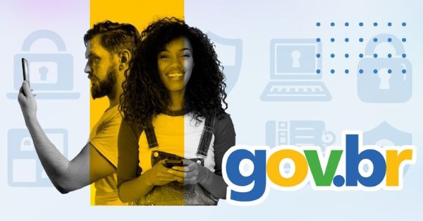  Ilustração de usuários recebendo mensagens pelo GOV.BR
