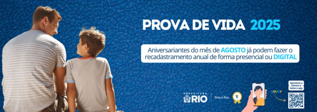 Prova de Vida 2025: Aniversariantes de agosto devem fazer o recadastramento anual para evitar suspensão do benefício
