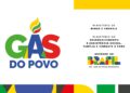 Logotipo do programa Gas do Povo com símbolos dos Ministérios de Minas e Energia e Desenvolvimento Social