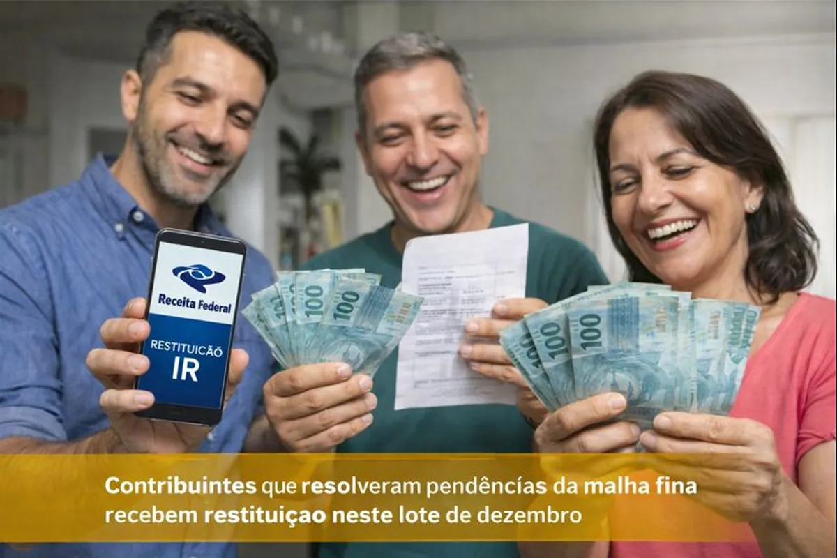 Direito à restituição do Imposto de Renda no lote de dezembro. Contribuintes que regularizaram pendências na Receita Federal aptos a receber a restituição no lote de dezembro.