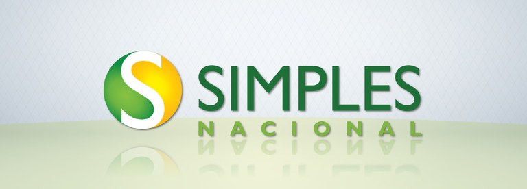 Simples Nacional: principal regime tributário para pequenos negócios. Logotipo do Simples Nacional com fundo esverdeado e letras em verde.