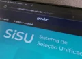 Página do Sistema de Seleção Unificada (SiSU)