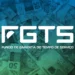 Fundo azul com cédulas brasileiras e nome sigla "FGTS" em destaque.