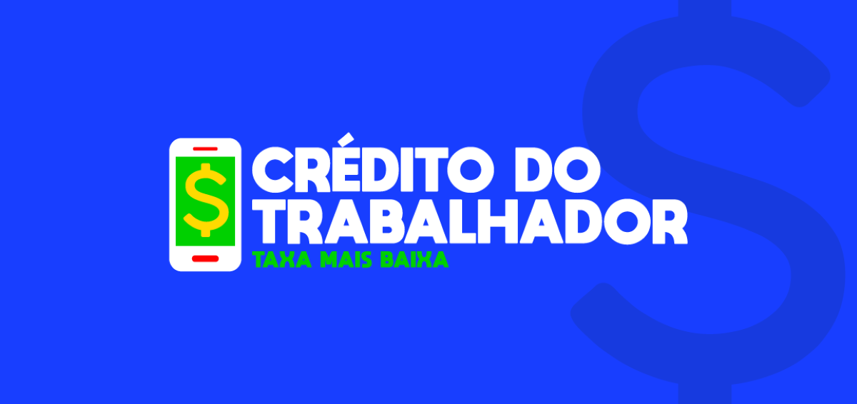 Ilustração de crédito do trabalhador com destaque para taxas mais baixas e vantagens para consumidores