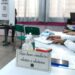 Mesa de atendimento eleitoral em local de votação