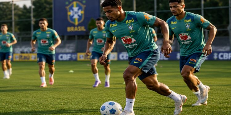 Arte da Copa 2026 sobre o horário de expediente dos servidores públicos nos dias de jogos do Brasil