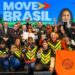 Autoridades e motoristas reunidos no lançamento do programa Move Brasil de crédito para compra de carro novo