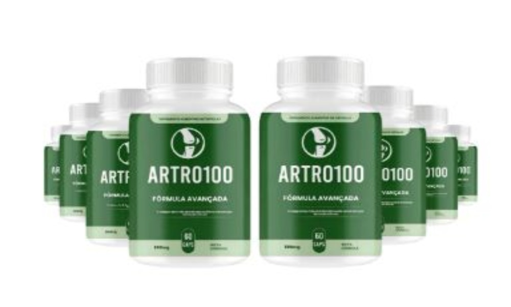 Frascos do suplemento Artro100 em cápsulas, produto proibido pela Anvisa por origem e composição desconhecidas