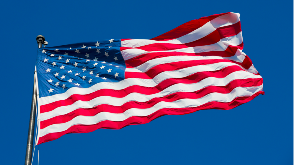 Bandeira dos Estados Unidos..