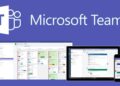 Logo do Microsoft Teams em telas de computador, notebook e celular, representando a empresa que anunciou as demissões