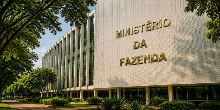 Fachada do edifício do Ministério da Fazenda, órgão cuja Secretaria de Política Econômica elevou a projeção do INPC de 2026 para 5,3%