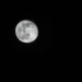 Céu escuro com lua em destaque.