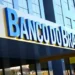 Fachada do Banco do Brasil em prédio corporativo.